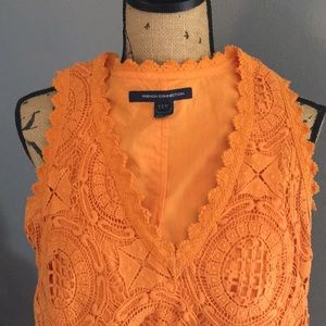 French connection linen tank dress